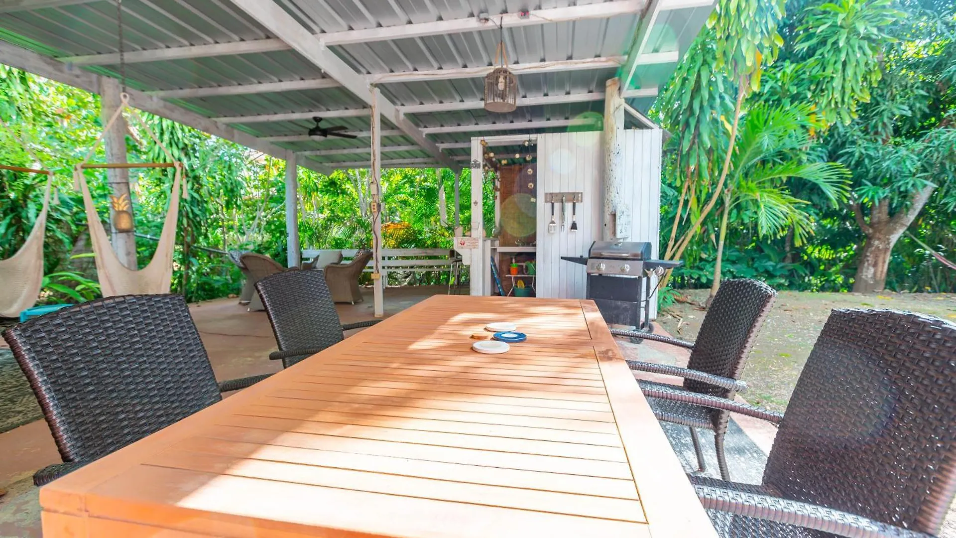 Дом отдыха 3 Bedroom Retreat In Rincon Casa Pina Suave, Rustic With Yard & Patio